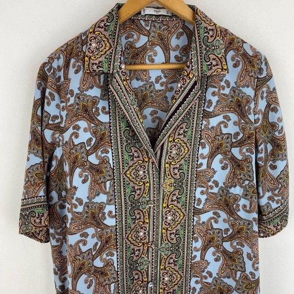 MNG Abstract Pattern Print Light Shirt - Picture 3 of 6